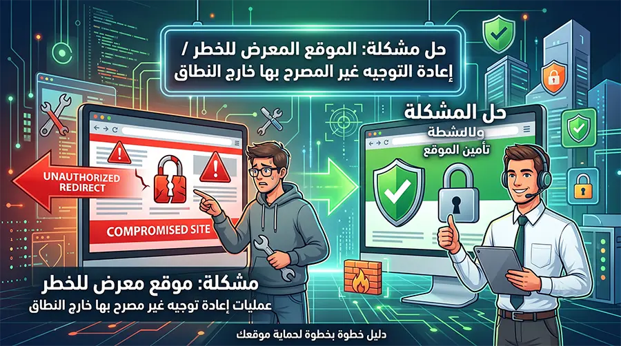 حل مشكلة Compromised Site وإعادة التوجيه في Google Ads (دليل تنظيف الموقع)