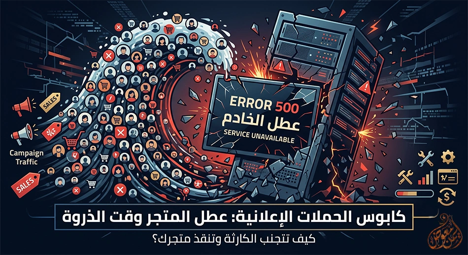 أسباب تعطل المتجر الإلكتروني
