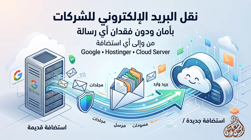 نقل البريد الإلكتروني للشركات بأمان: خدمة شاملة بدون فقدان بيانات